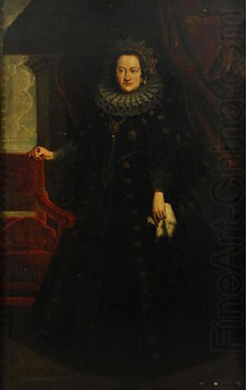 Portrait of Constance of Austria, Queen of Poland., unknow artist